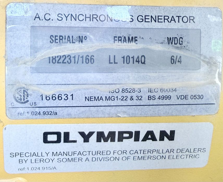 Caterpillar GEP30-1  / Generator de curent 30kwa / 2018 / 8477h functionare
