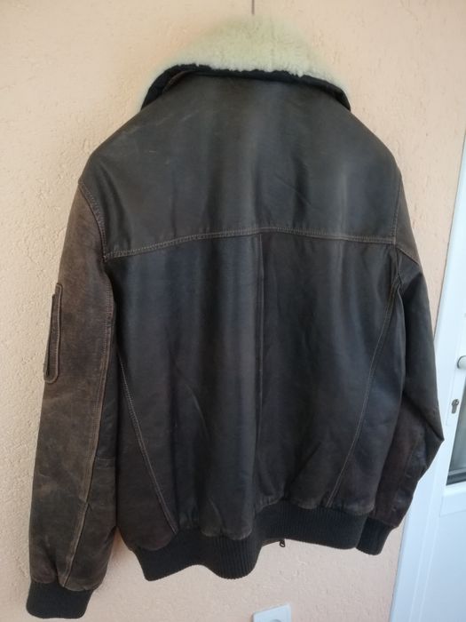 Geaca piele Mustang Aviator L bărbați