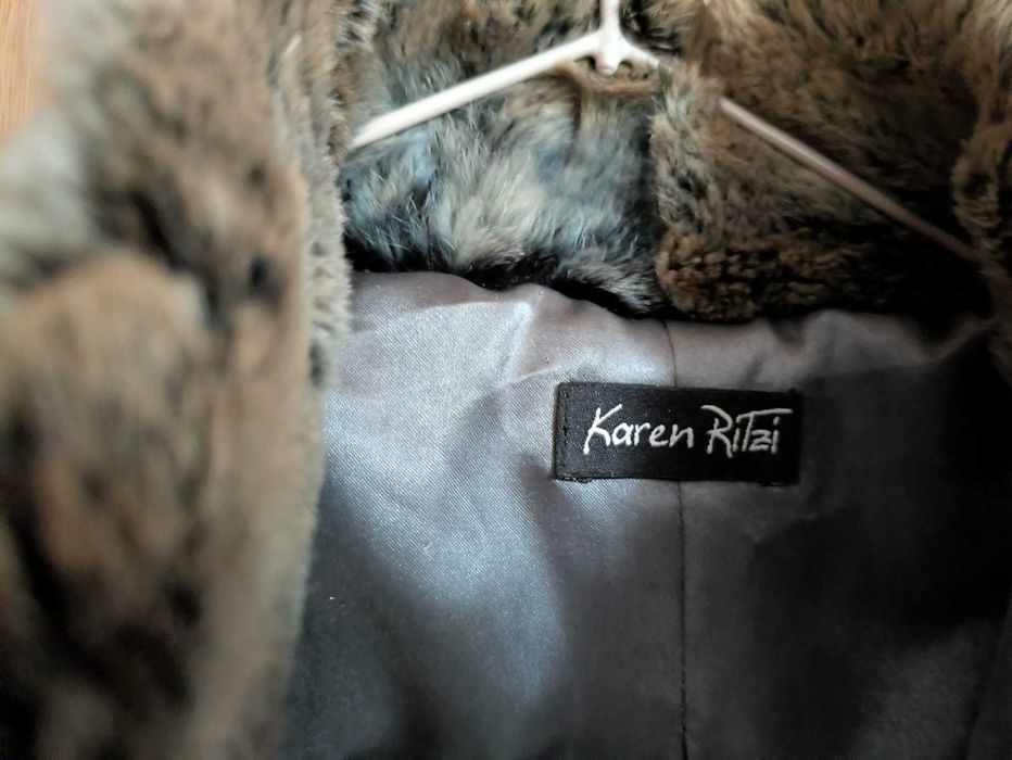 Haină din blană naturală de iepure