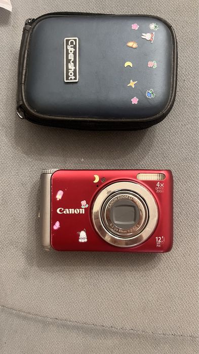Цифровой фотоаппарат Canon PowerShot A3100 IS (Красный)