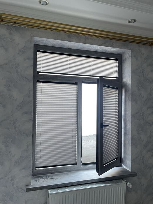 Jalyuzi plise kombo .  maskitni setka bonus