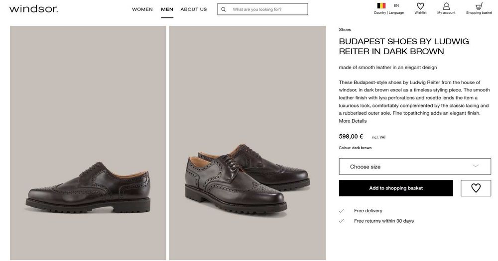 Pantofi oxford de lux 43.5 44 lucrati manual WINDSOR. piele naturala