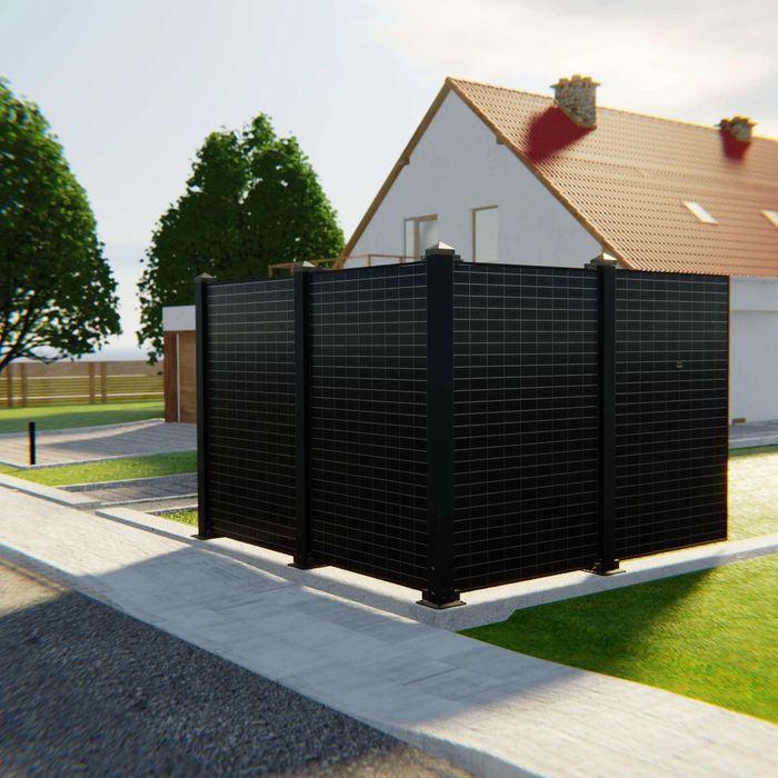 Garduri panouri fotovoltaice ,sistem gard solar