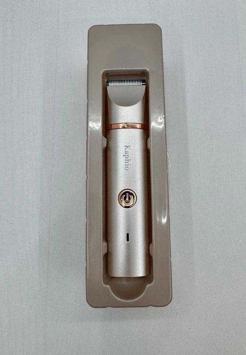 Aparat electric de ras si tuns pentru femei, reincarcabil, rose gold, Kaphio