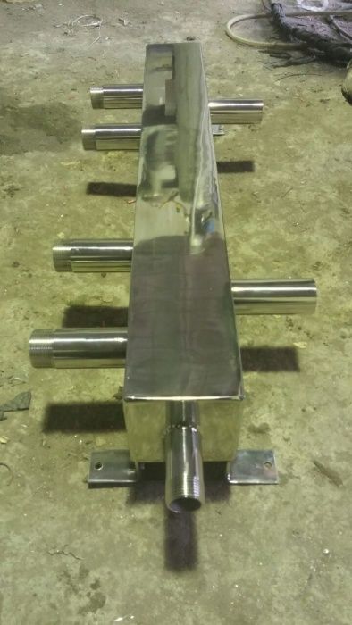 Изготовление теплообменников и гидрострелок из нержавеющей стали.