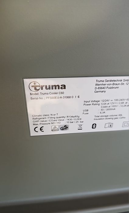 Lada frigorifica truma c60 96