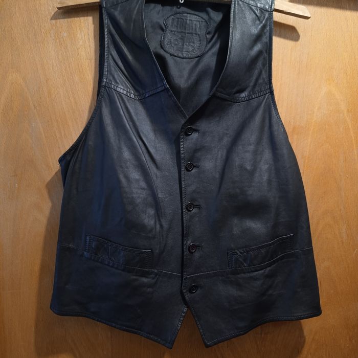 Vesta de piele foarte subțire 46