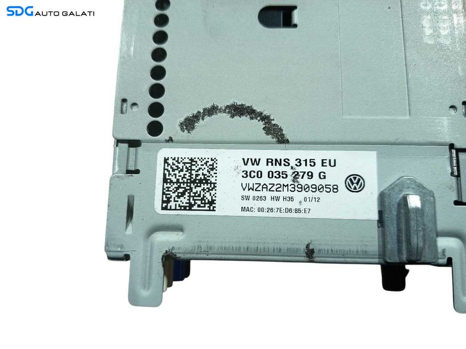 Navigatie Radio CD Player RNS 315 Volkswagen Touran 2003 - 2010 Cod 3C0035279G [LR2088]