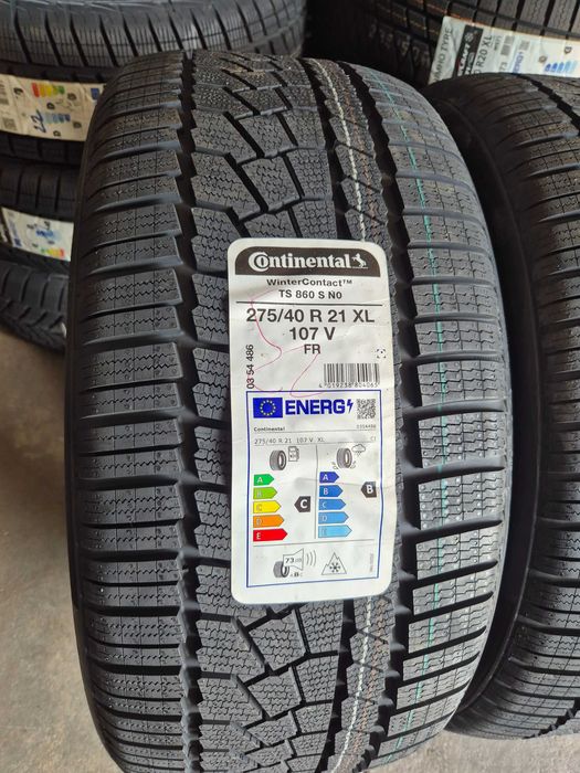 2 Anvelope M+S IARNA - 275/40/21 107V XL FR - Continental Winter Contact TS860S N0 * OEM Porsche - NOU - DOT 4823 !
