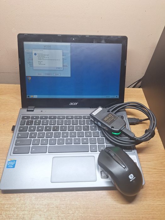 Laptop cu diagnoza VCDS
