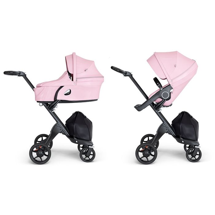 Коляска Stokke v6 2в1 на чёрном шасси