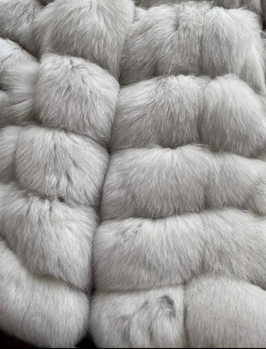 Най- висок клас кожено палто от лисица + елек