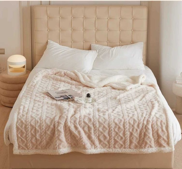 Плед пушистый двусторонний