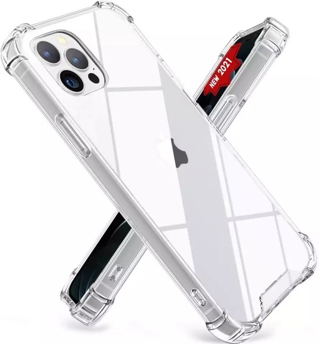 Iphone 13/14/15/16 PRO MAX Husa Ramforsata Anti Soc + Folie Sticla Sec