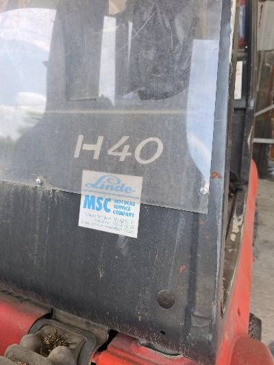 Linde H40 – 4т / 6.80м – газ, регистриран, ТОП състояние