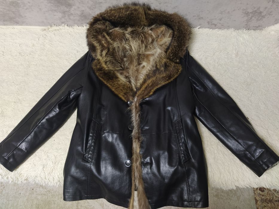 Куртка кожаная мужская