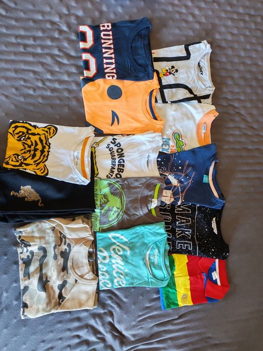 Lot mare tricouri băiat mărimea 116 impecabile