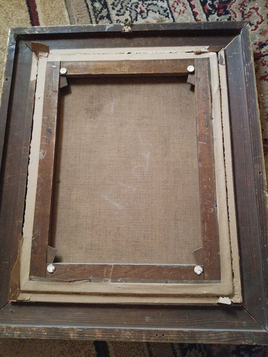 Tablou ulei vechi antic