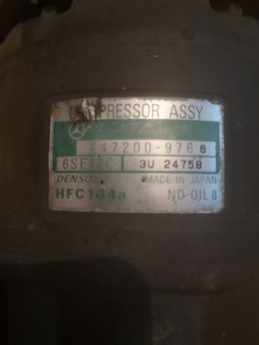Компрессор кондиционера Мерседес А-класс. W-168