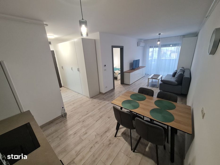 Inchiriez ap. 2camere NOUADORA PARK 8 Lux, Smart Tv. Parcare, Bl Nou.