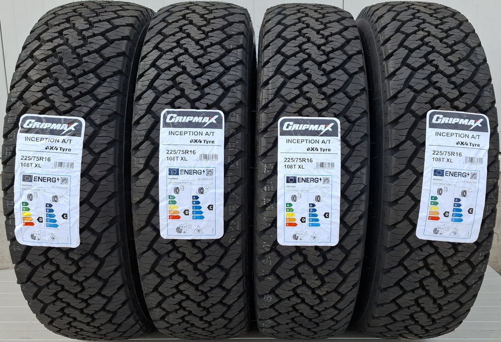 225/75 R16, 108T, GRIPMAX, Inception A/T, Anvelope All Terain M+S