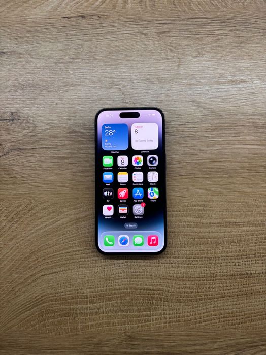 iPhone 14 Pro Space Black/128 GB. Два калъфа+оригинално зарядно.