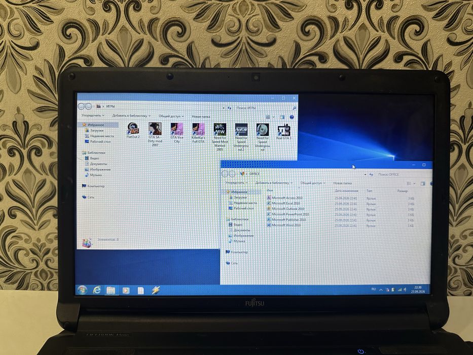 Продам ноутбук для учебы Fujitsu A530