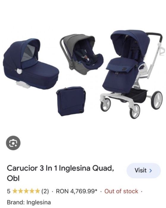 Carucior Inglesina Quad 3 in 1