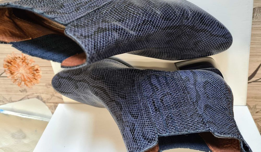 Боти Hispanitas, естествена кожа, сини, р.38