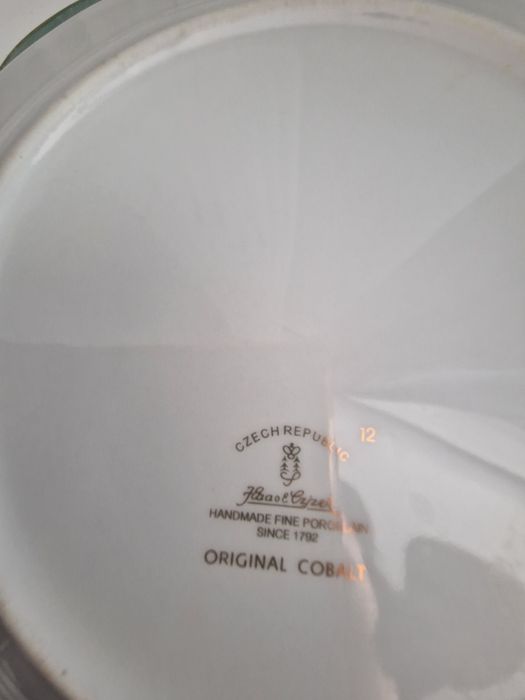 Сервиз Охота кобальт