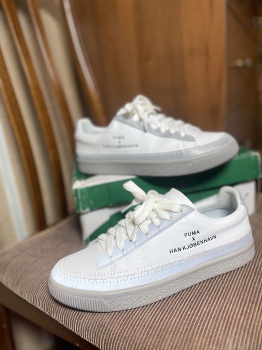 Кажаные кроссовки puma