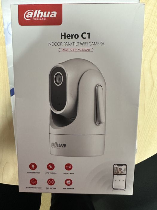 Wi fi поворотная камера для дома, офиса и магазина. От Dahua