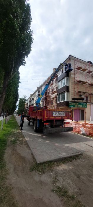 Услуги автовышки манипулятора.