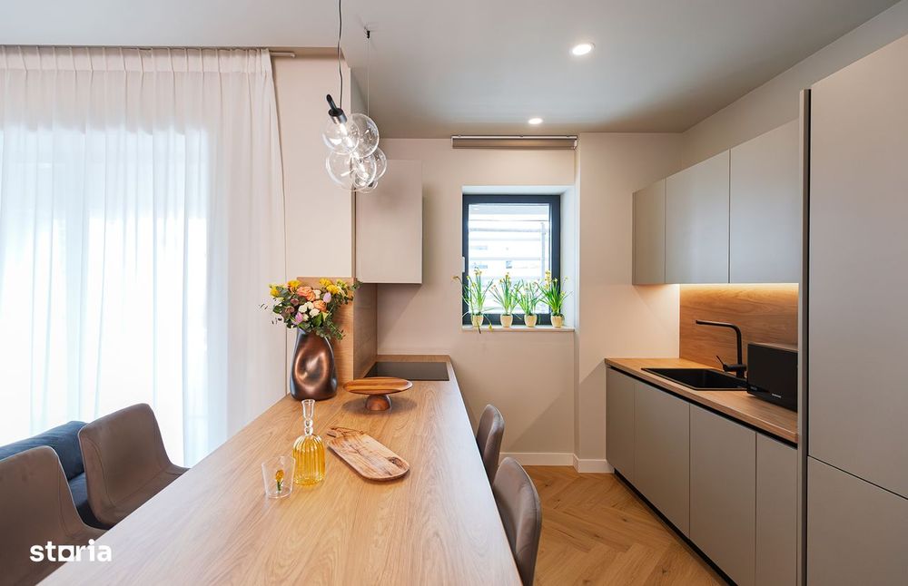 AFI Home North-2 camere,mobilat&utilat,prima inchiriere,+1 loc parcare
