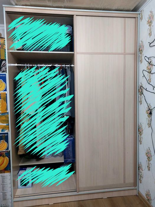 Продам шкаф-купе - 242*165,5*70 (Самовывоз)