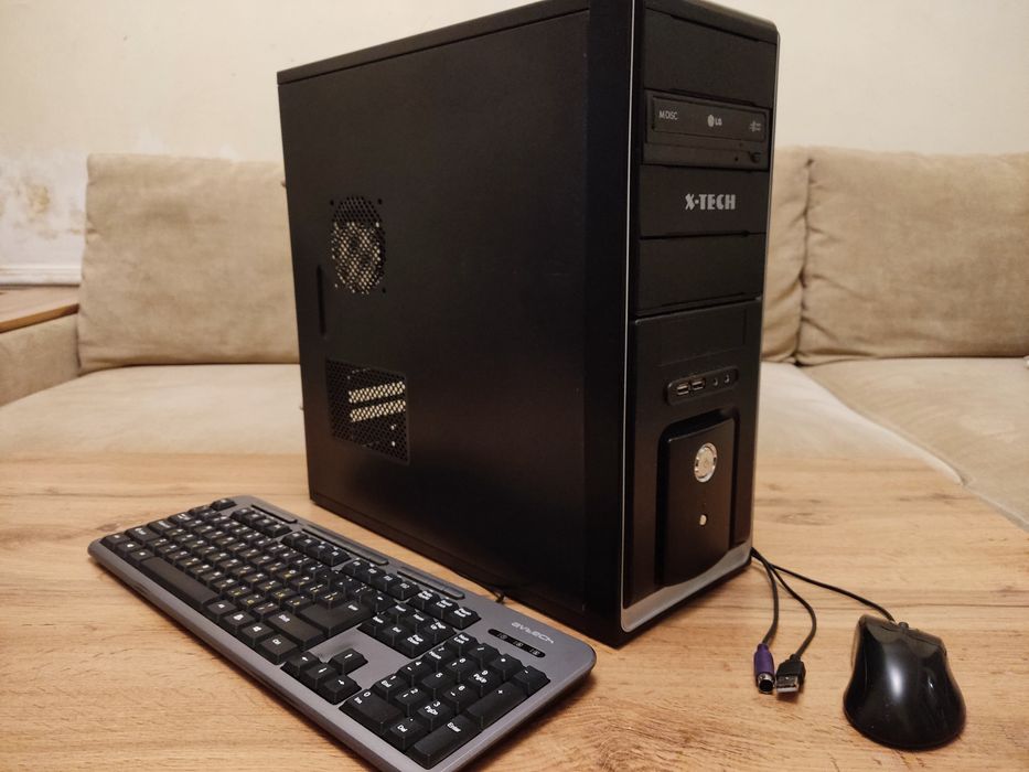 Корпус, клавиатура, мышь, DVDRW Б/У