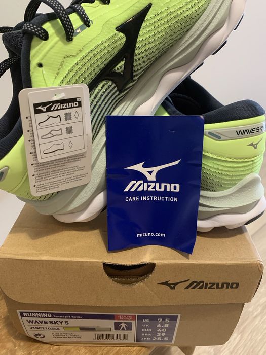 Mizuno wave sky 5 беговые 40 размер новые обмен на airpods pro 2