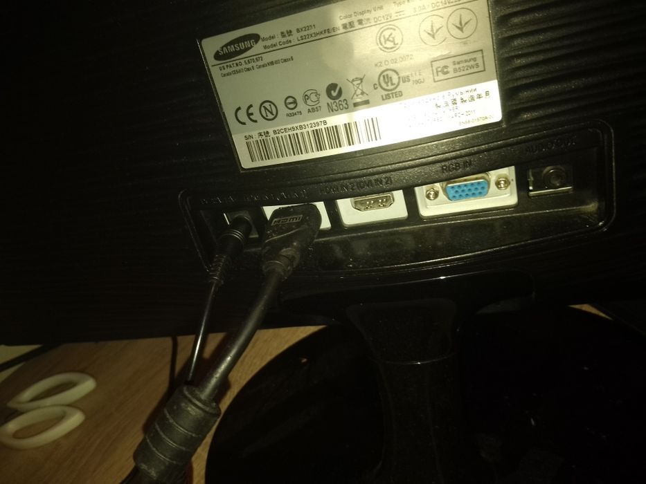 Monitor samsung full HD hdmi