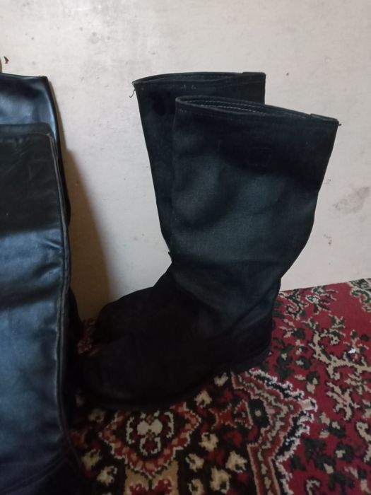 Сапоги хромовые Советского производства 41 и 46 размера, кирзовые 42 р