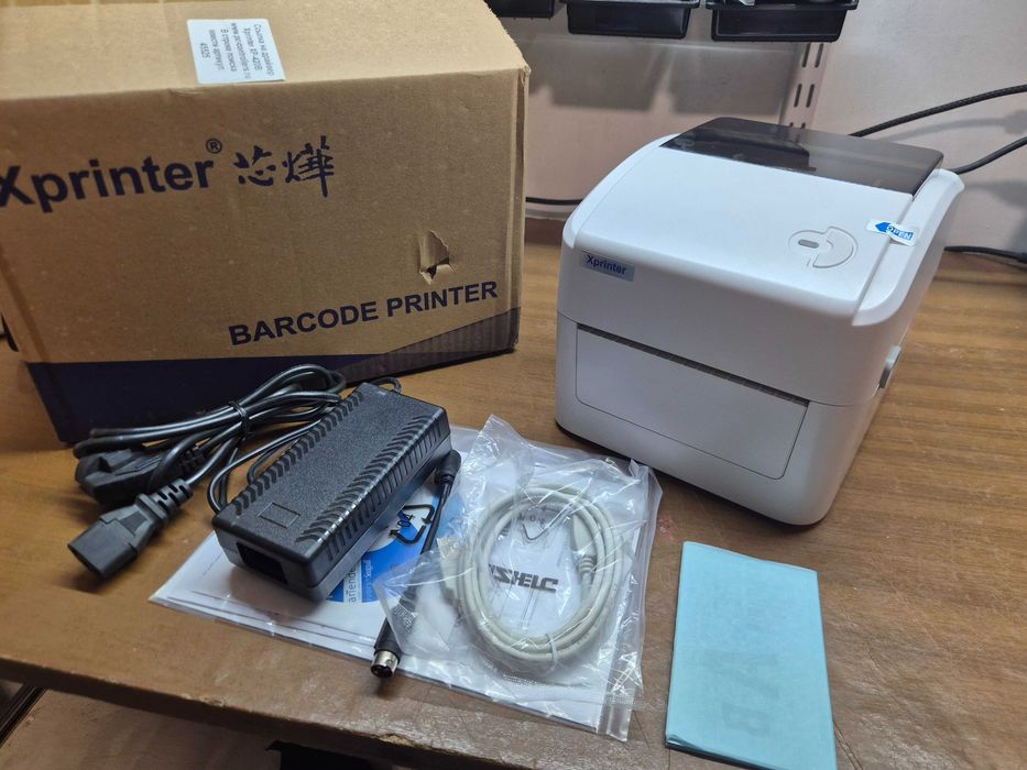 Принтер этикеток Xprinter XP-420b (USB, термо)