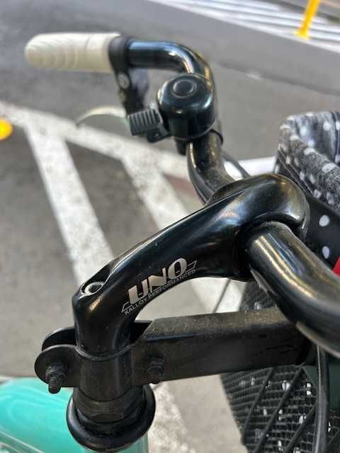 Bicicleta Kands - Dama - 3 viteze - Verde menta - Cos si far cu led