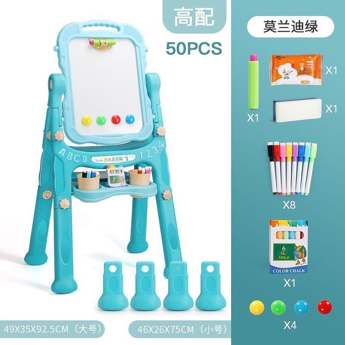 Детская Двухсторонняя детская  мольберт доска для рисования