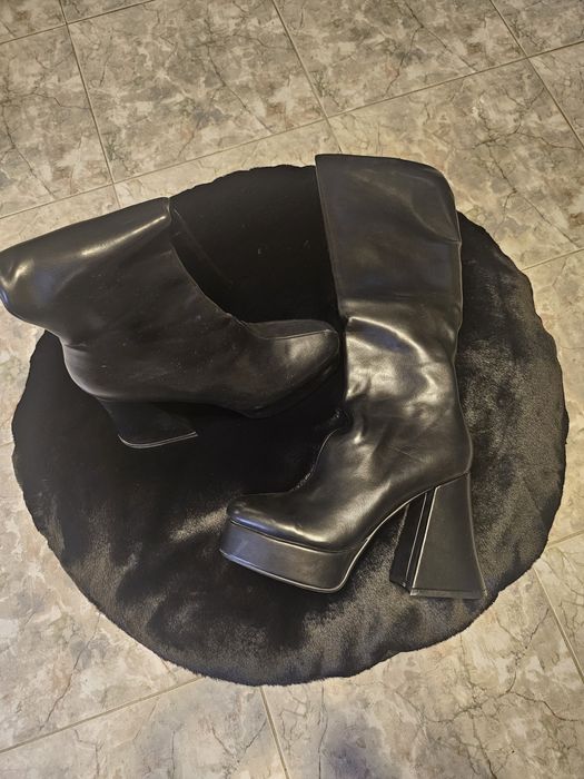 Дамски високи ботуши 41