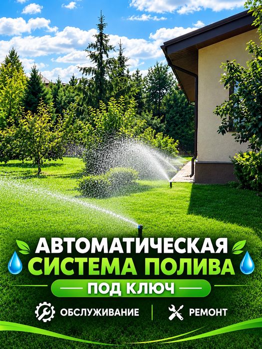 Автополив под ключ. Обслуживание