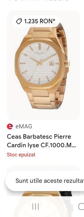 Ceas Bărbătesc Pierre Cardin nou