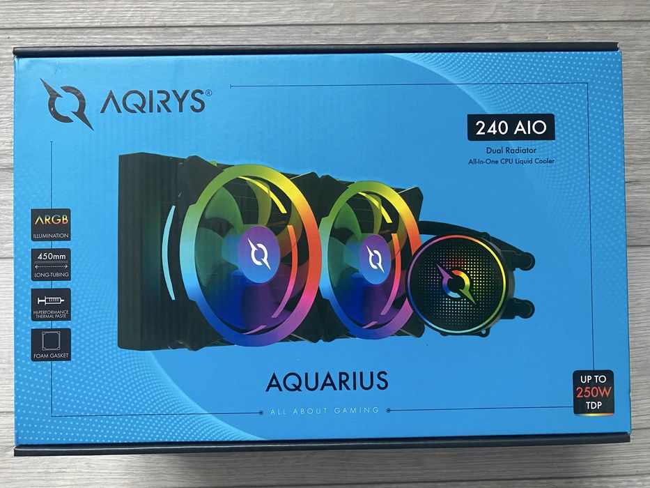 Cooler CPU AQIRYS Aquarius 240 AiO Black