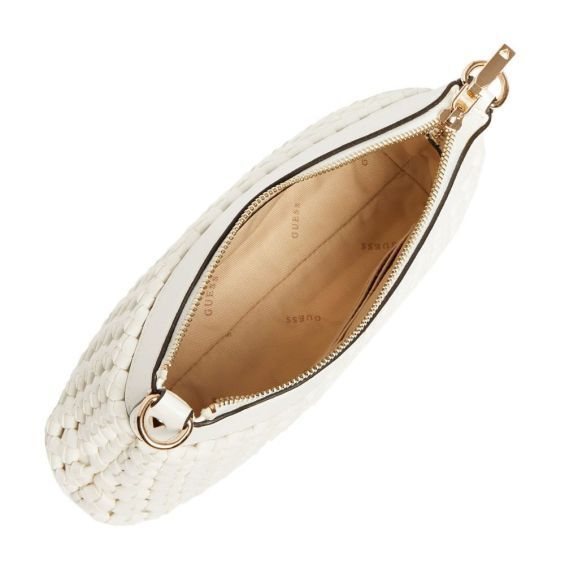 Бяла дамска чанта GUESS SICILIA
