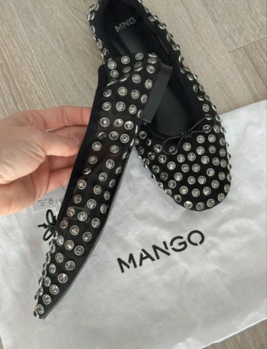 Balerini cu cristale Mango