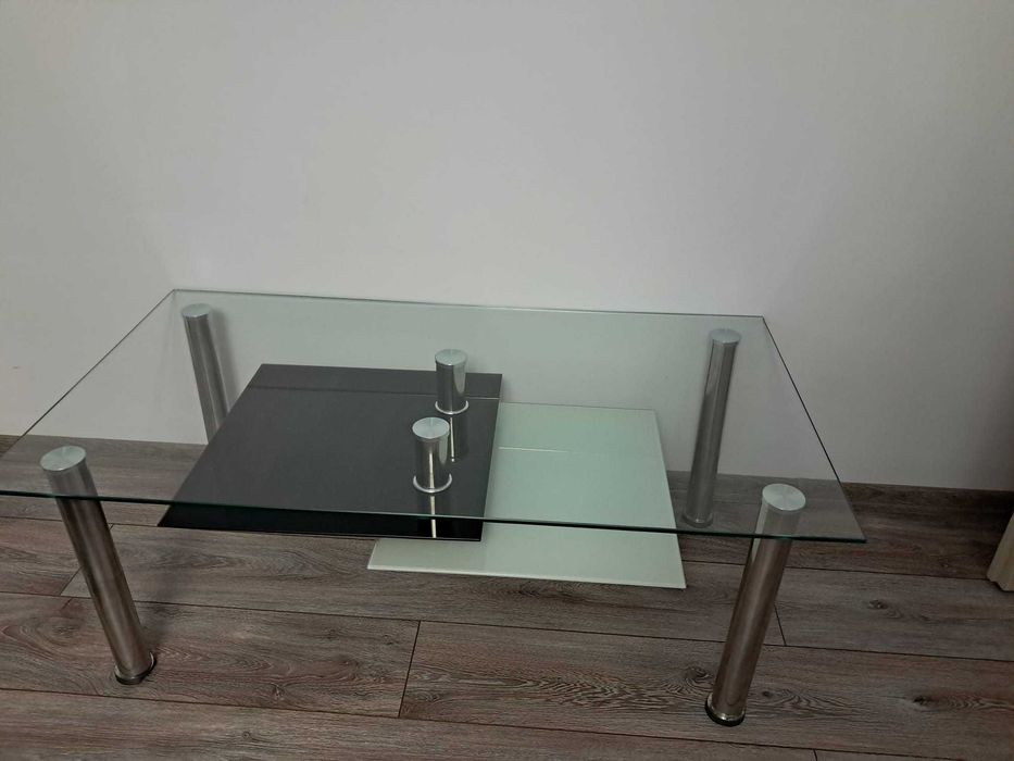 Masa cafea sticla securizata moderna – Bragadiru