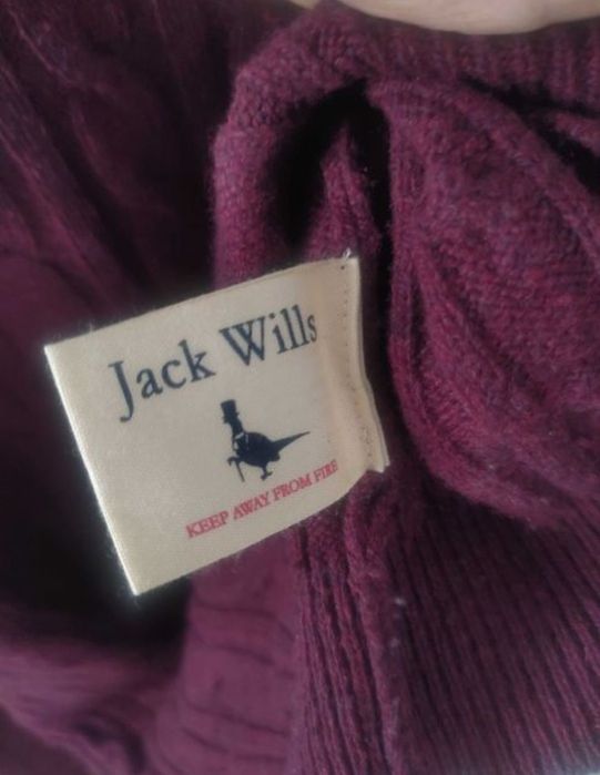 С-в-итер Ja-ck Wills бордовый.